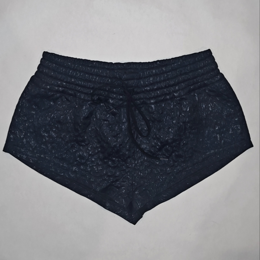 ZADIG + VOLTAIRE DELUXE MINI EMBOSSED SHORTS - SIZE SMALL
